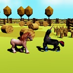 Juego de caballos donde evitar obstaculos