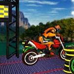 Juego de motocross y saltos