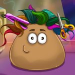 juego cortar el pelo de pou